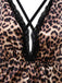 1950s Spaghetti Strap Leopard Lace Sleepwear - vintage nightgown, retro sleepwear