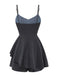 1950s Spaghetti Strap One Piece Romper 8