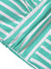 She's wearing 1950s Stripes Spaghetti Strap One-Piece Swimsuit and the whole beach remembers the 1950s