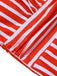 1950s Stripes Spaghetti Strap One-Piece Swimsuit, vintage swimsuit, pin-up swimwear - perfect for women who love vintage and retro fashion