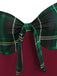 1950s Sweetheart Plaid Patchwork Dress: where 1950s romance meets her modern spirit