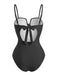 1950s-Twist-Front-Tropical-Leaf-Print-One-Piece-Swimsuit, vintage, retro, swimwear