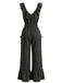 1950s V-Neck Ruffle Hem Drawstring Wide Leg Jumpsuit, vintage jumpsuit, retro fashion, rockabilly, pin-up fashion - vintage inspired fashion