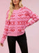 1950s Valentine's Day Heart Pattern Knit Cardigan - vintage fashion, retro style
