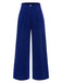 1950s Velvet High-Waist Solid Pants — 1950s style for the woman going places