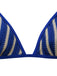 3PCS Blue 1960s Halter Striped Bikini Set & Cover Up - vintage fashion, retro style