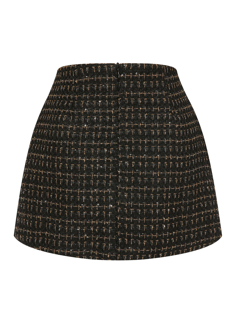 1960s A-Line Button Solid Skirt, vintage skirt, retro style - perfect for women who love vintage and retro fashion