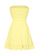 1960s Bandeau Solid Bodycon Dress — the kind of 1960s dress that makes strangers smile