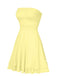 1960s Bandeau Solid Bodycon Dress — a 1960s silhouette that turns sidewalks into runways