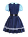 1960s Bunny Officer Mock Two-Piece Shirt Dress Set - vintage dress, retro fashion