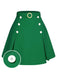 This 1960s Button Solid Belted Skirt spins 1960s stories with every step