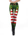 She walks in these 1960s Christmas Printed Elastic Leggings and the world follows