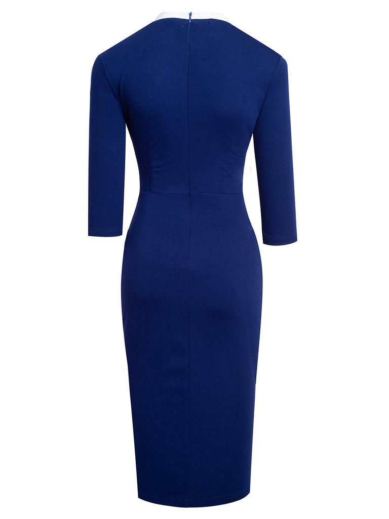 1960s Contrast Trim Bodycon Dress — a 1960s silhouette that turns sidewalks into runways