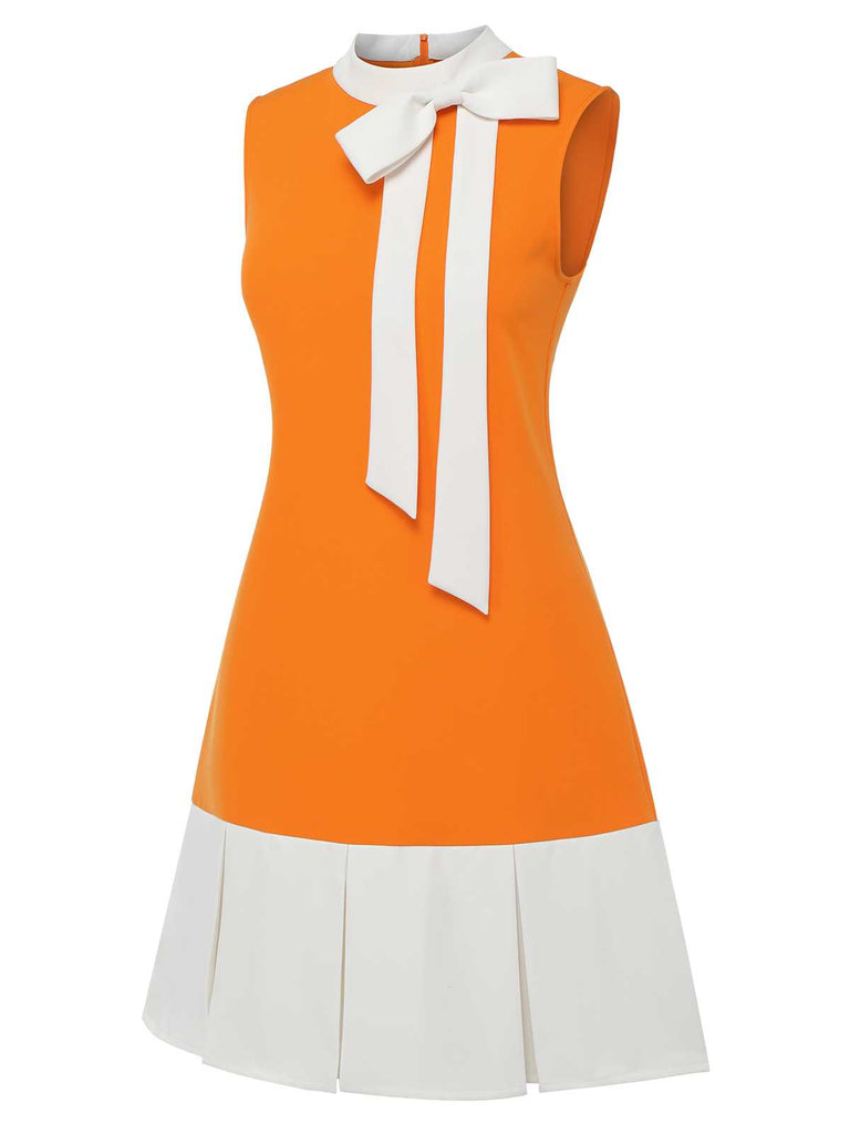 1960s Crew Bowknot Sleeveless Dress | vintage dress, retro fashion, elegant style - perfect for retro fashion enthusiasts