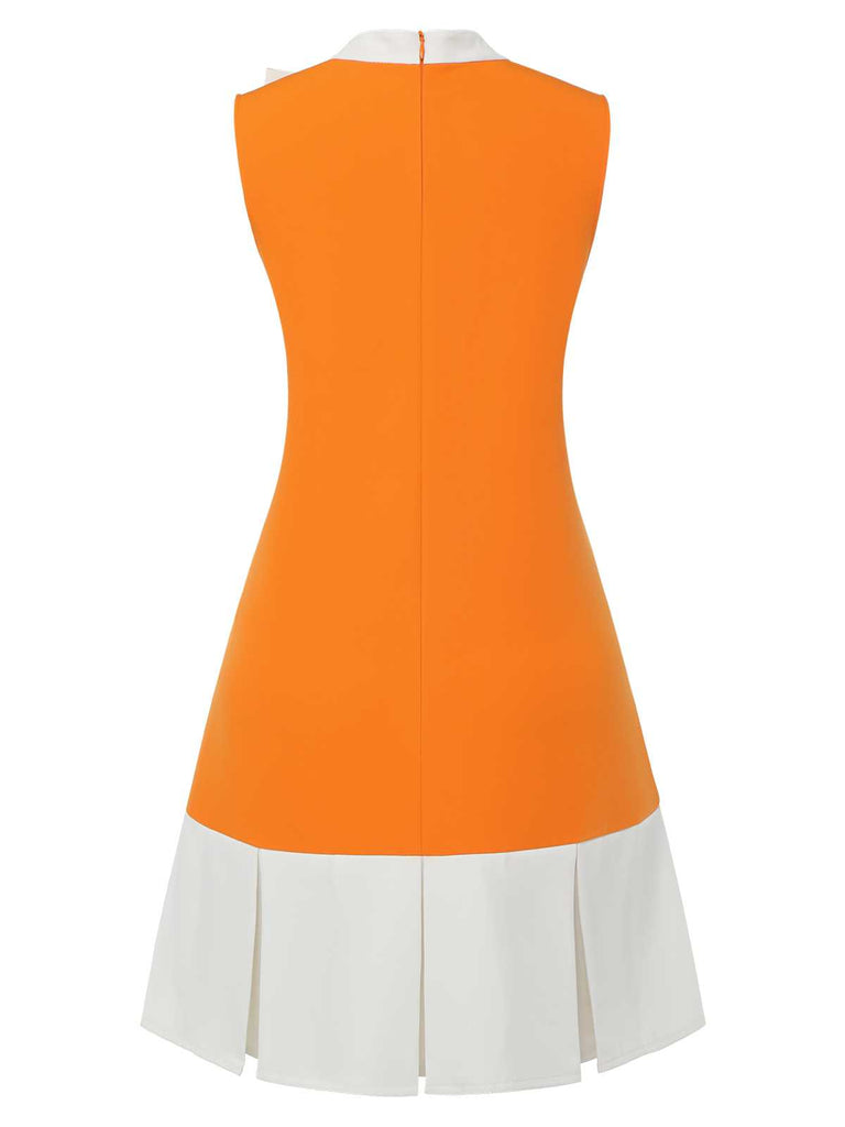 1960s Crew Bowknot Sleeveless Dress - vintage dress, retro fashion, elegant style for vintage lovers