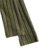 Olive Green 1960s Plaid Accent Button Detail Ribbed Dress - vintage dress, retro fashion