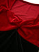 Red & Black 1960s Velvet Twisted V-Neck Bodycon Dress - vintage dress, retro fashion, classic black