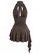 Brown 1960s Vintage Classic Dress 9