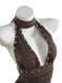 Brown 1960s Vintage Classic Dress 12