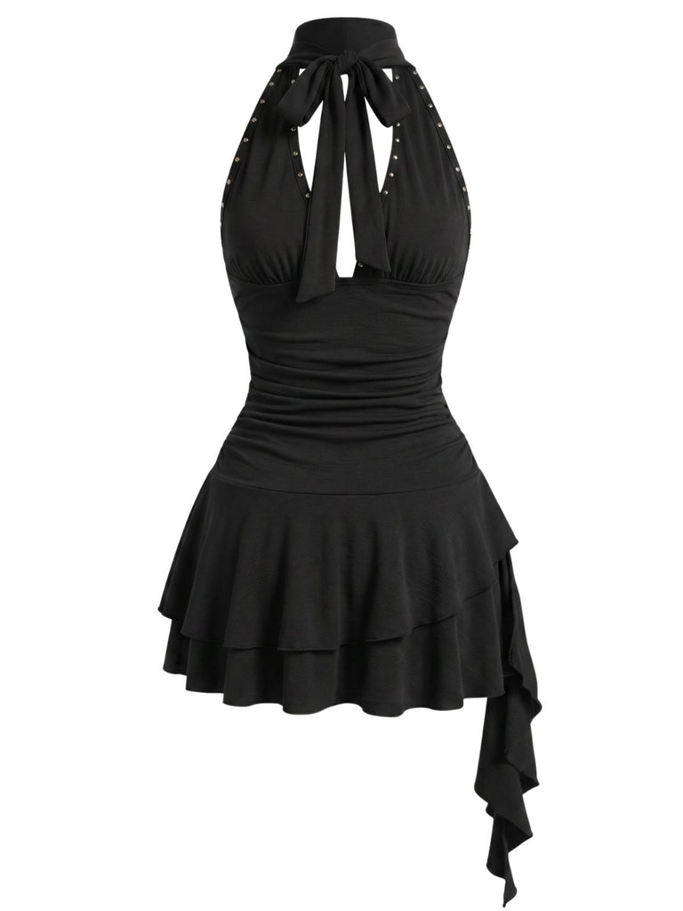 Brown 1960s Vintage Classic Dress 2