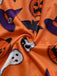 1960s Halloween Print Lace Patchwork Sleepwear - vintage nightgown, retro sleepwear