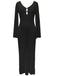 1960s Hollow Knitted Maxi Dress Cover-Up — the kind of 1960s dress that makes strangers smile