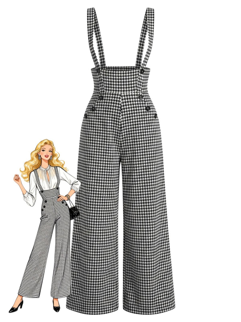 Black 1960s Vintage Classic Jumpsuit