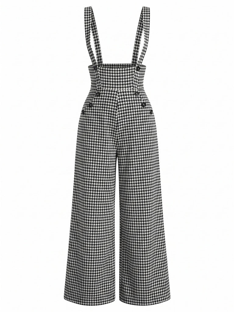 Black 1960s Vintage Classic Jumpsuit 3