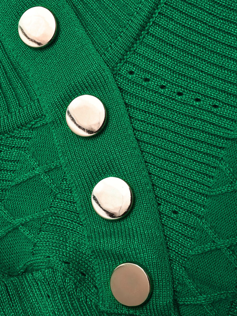 1960s Metal Button Ruffle Sleeve Sweater Dress, vintage dress, retro fashion - perfect for women who love vintage and retro fashion
