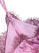 Purple 1960s Psychedelic Floral Lace Patchwork Nightgown - vintage nightgown, retro sleepwear