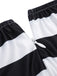 Black 1960s Off-Shoulder Stripes Jumpsuit: timeless 1960s elegance she makes her own