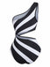 1960s-One-Shoulder-Zebra-Print-Cutout-One-Piece-Swimsuit, vintage, retro, swimwear