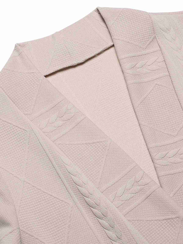1960s Pearl Buttoned Waisted Flare Long Sleeve Coat, vintage coat, retro outerwear - perfect for women who love vintage and retro fashion