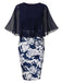 1960s Round Neck Mesh Cape Dress: where 1960s romance meets her modern spirit