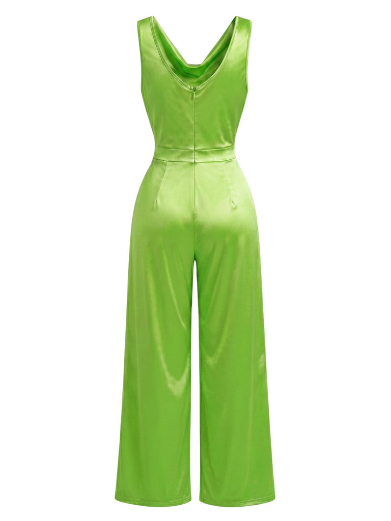 1960s Satin Vintage Classic Jumpsuit 2