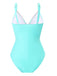 1960s Side-Laced V-Neck One-Piece Swimsuit — because 1960s glamour never goes out of style