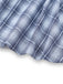 2pcs Blue 1960s One-Shoulder Plaid Top & Ruched Waist Skirt - vintage skirt, retro style