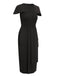 1960s Solid Cap Sleeved Pencil Dress, vintage dress, retro fashion - perfect for women who love vintage and retro fashion