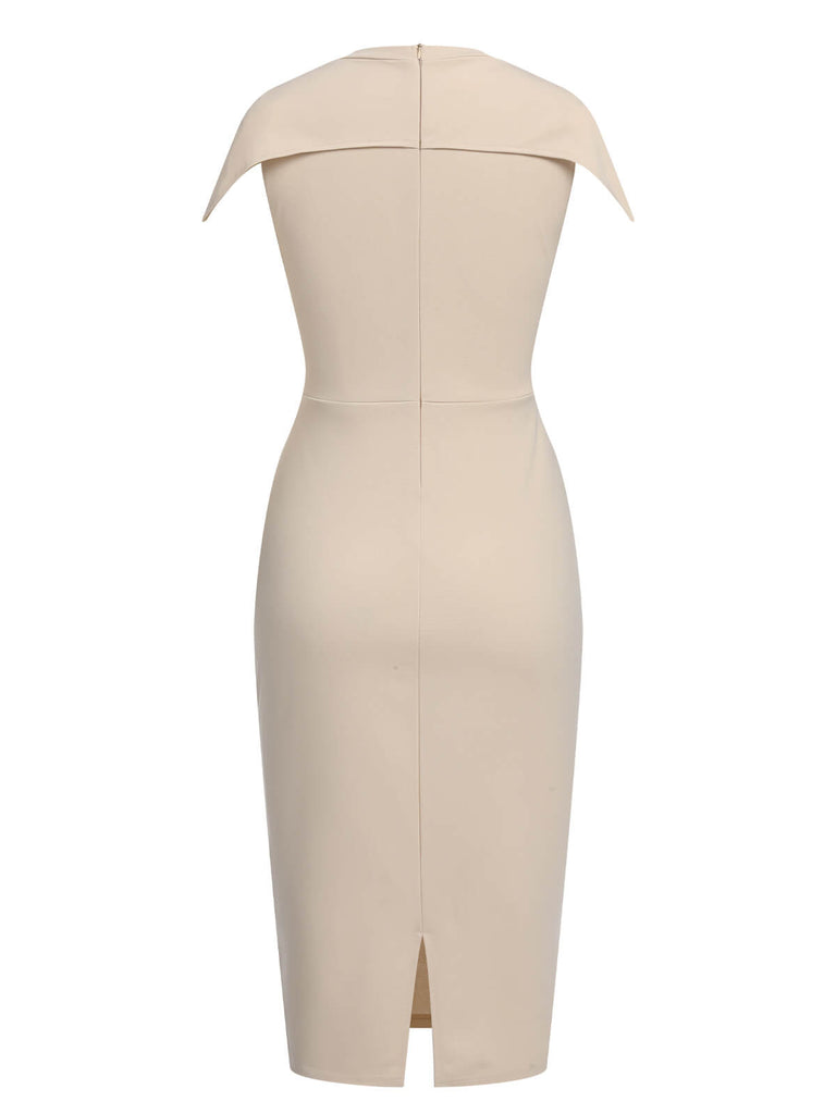 1960s Solid Cap Sleeved Pencil Dress, vintage dress, retro fashion - perfect for women who love vintage and retro fashion