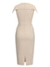 1960s Solid Cap Sleeved Pencil Dress, vintage dress, retro fashion - perfect for women who love vintage and retro fashion