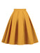 1960s Solid Pleated Skirt: timeless style reimagined