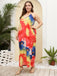 1960s Spaghetti Strap Floral Tulip Dress: where 1960s romance meets her modern spirit