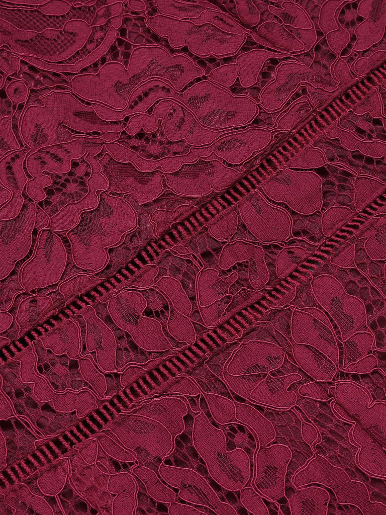 1960s Spaghetti Strap V-Neck Lace Jumpsuit — 1960s style that transcends decades