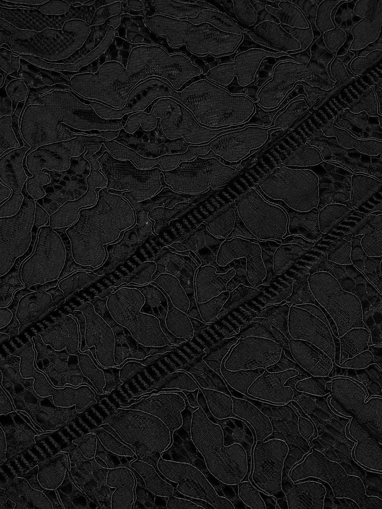 1960s Spaghetti Strap V-Neck Lace Jumpsuit — 1960s style that transcends decades