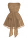 1960s Strapless Glitter Back-Tie Tulle Dress - vintage dress, retro fashion