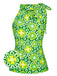 She pairs this 1960s Tie Neck Floral Sleeveless Top with confidence and 1960s charm