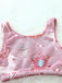 2PCS 1970s Glowing Colorful Print Flannel Pajama Set - vintage fashion, retro style