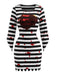 1970s Bloody Prisoner Halloween Tunic Dress - 2
