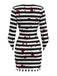 1970s Bloody Prisoner Halloween Tunic Dress - 3