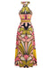 1970s Boho Halter Floral Belted Backless Dress - vintage dress, retro fashion
